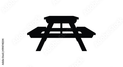 A simple black and white illustration of a torii gate