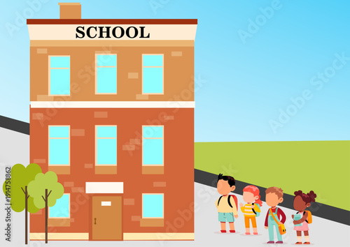 Junior Learners Vector Image  