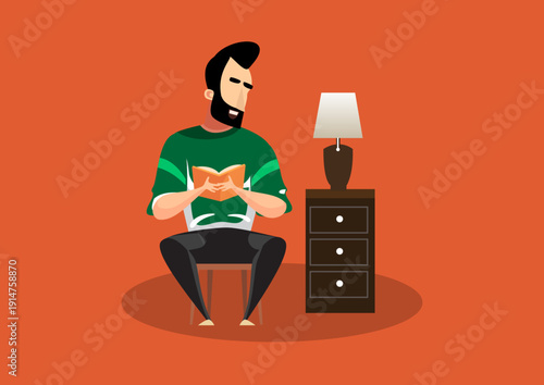 Pill Addict Vector Image  