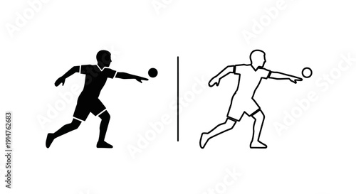 Basketball player dribbling ball sports action illustration vector art design Vector
