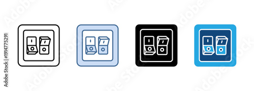 Multi Style Icon Set Switch Collection