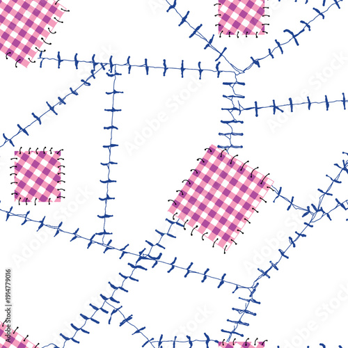 abstract sewing pattern design suitable for fashion design