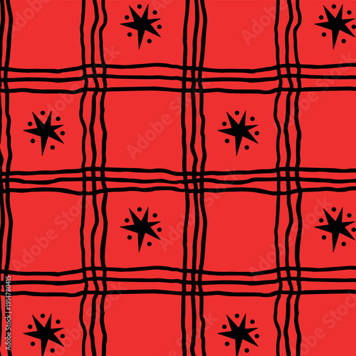 abstract sewing pattern seamless suitable for mome table cover