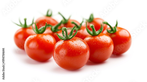 Wallpaper Mural Cherry tomatoes. Fresh cherry tomatoes on white background. Tomato background. Torontodigital.ca