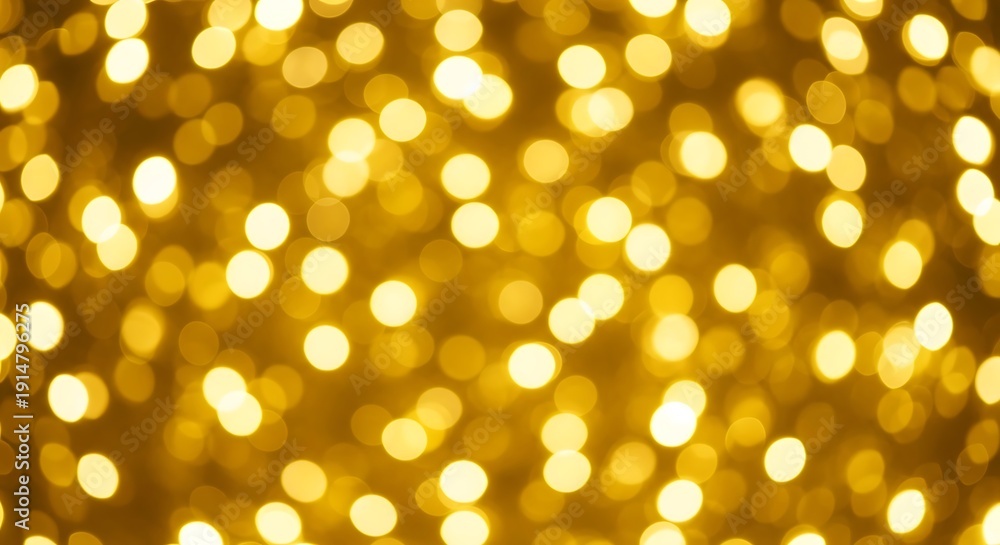 Fototapeta premium Abstract golden bokeh background festive glow ideal for design projects