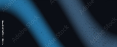 Dark blue abstract grainy background, glowing vibrant color gradient shape, turquoise gradient noisy texture poster header cover wallpaper banner backdrop design