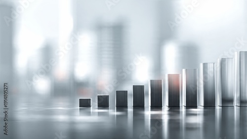 Abstract corporate background suggesting strategic growth, clean minimal style, balanced composition, soft professional lighting, neutral background