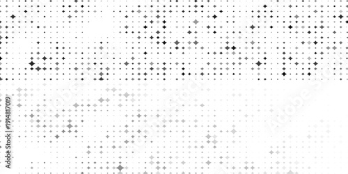 Abstract grey white background with random mesh of squares. Mosaic style. Digital. Cell. Grey white texture