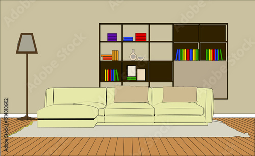 Living Room vector Image  
