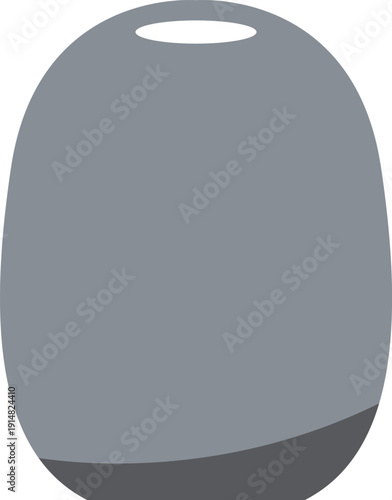 Egg Shaped Air Purifier Device Illustration