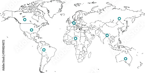 Content Delivery Network CDN Global Server Distribution Vector