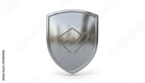 Free Download Mortgage Approval and Home Security Shield Icon – 3D Finance Protection - GFXLoad