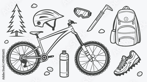 hand-drawn-mountain-biking-equipment-illustration-.eps
