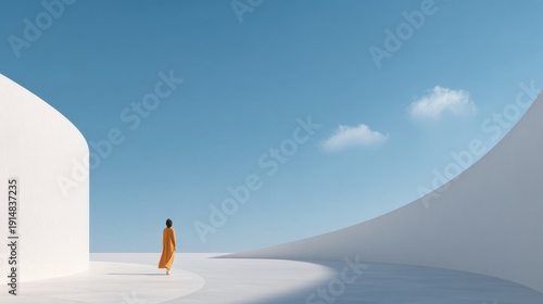 illustration of back view of unrecognizable person