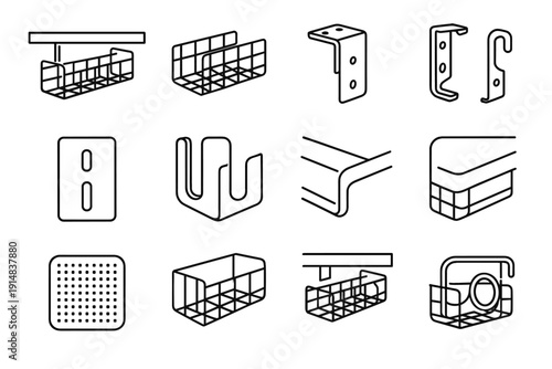 Side smooth cable system desk component under vector finish icon arms guides