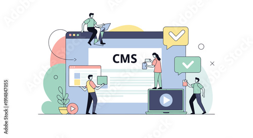 CMS website collaboration with team editing content