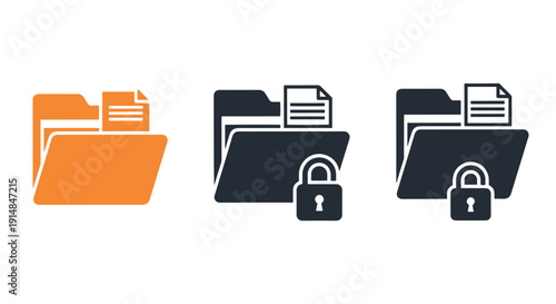 Ransomware Protectio minimal color vector design