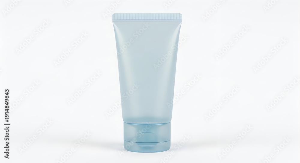 custom made wallpaper toronto digitalTranslucent light blue squeeze tube with flip-top cap for cosmetics or toiletries