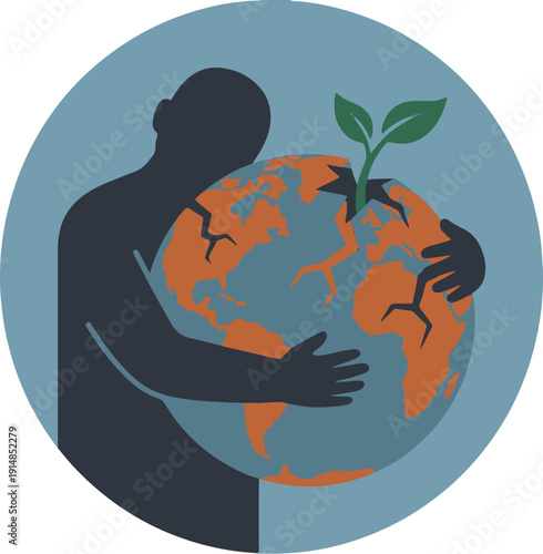 Healing the Earth and Environmental Care Concept
