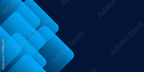 Abstract luxury glowing curved lines overlapping on dark blue background. Premium award design template. Vector illustration eps 10