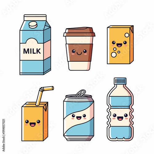 Cartoon Beverage Containers