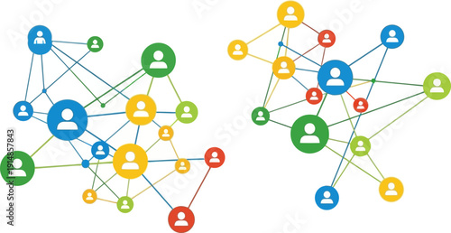 Network Connections Social Media Communication People.