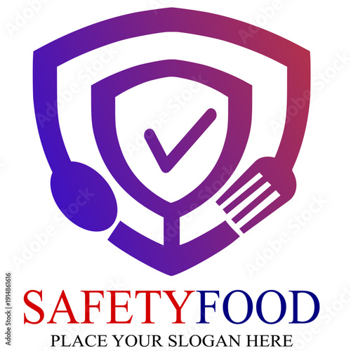 Food Logo Safety Stock Illustrations