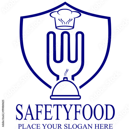Food Logo Safety Stock Illustrations