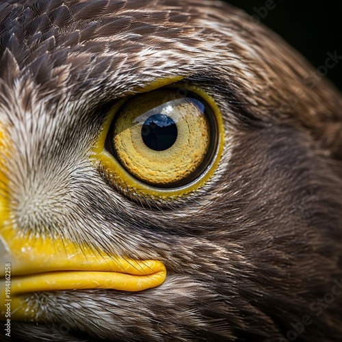 Wallpaper Mural Close-up of Eagles Eye and Beak. Torontodigital.ca