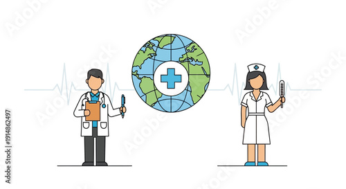 Doctor and Nurse Global Health Care