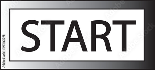 start sign icon illustration vector file 