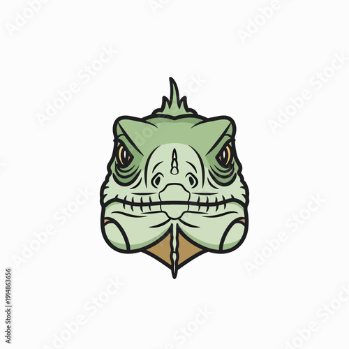 Cartoon Alligator Head