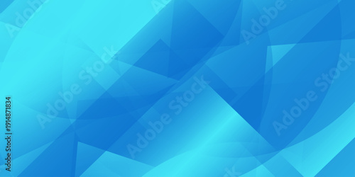 abstract blue geometric background with transparent overlapping squares and curved shapes for professional tech design. business and technology concept Blue Geometric Abstract Background. 3d triangles