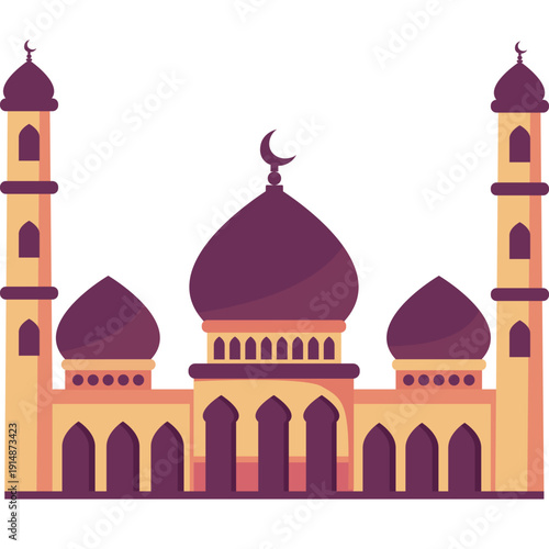 Illustrator of a mosque