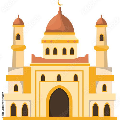 Illustration Of a Mosque