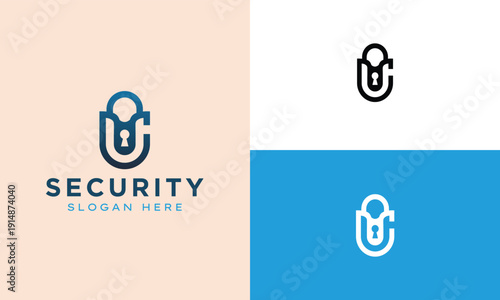 Creative double shopping bag logo for online marketplace