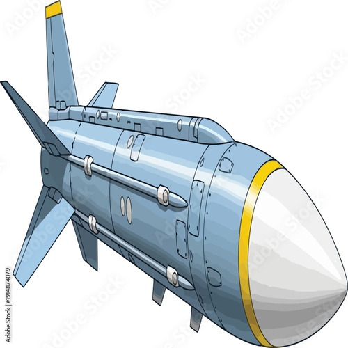 A sleek futuristic jet aircraft with advanced aerodynamic design and vibrant color scheme Vector