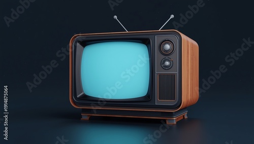 retro tv set