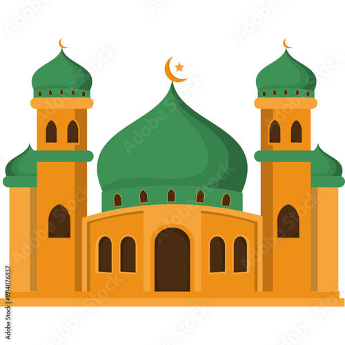 Illustration Of a Mosque