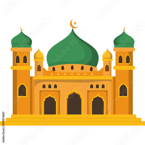 Illustration Of a Mosque