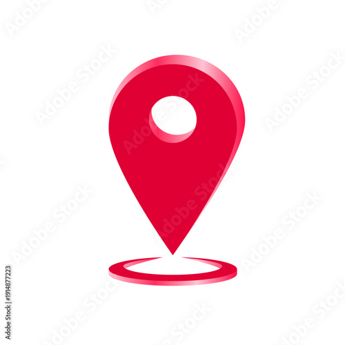 map pointer with red pin