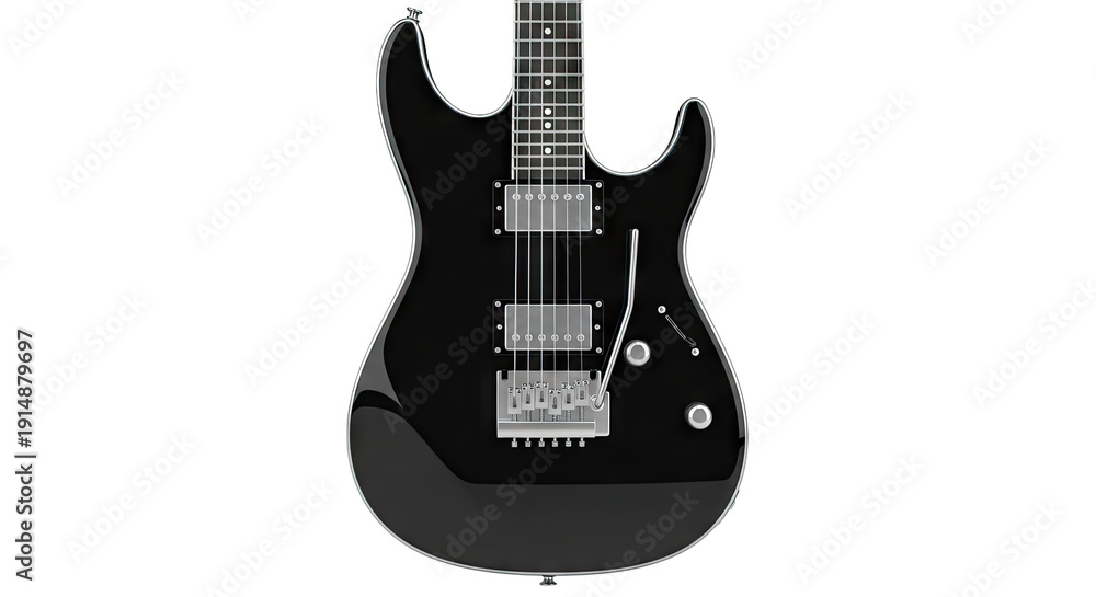 Fototapeta premium Black Electric Guitar