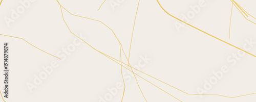 Gold Kintsugi crack pattern on whitish background