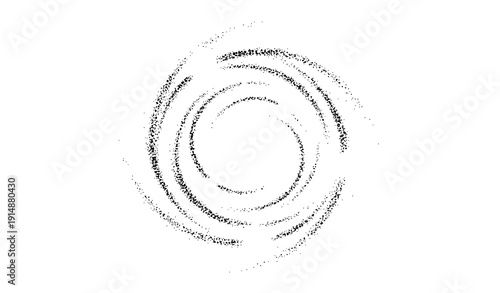 Swirling glitter halo ring with glowing particle light aura fantasy energy circle vector