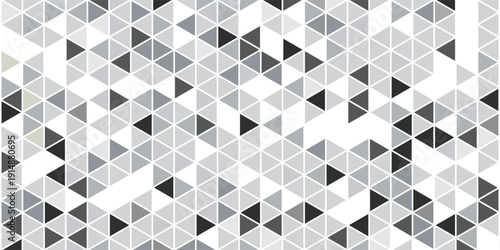 Black triangular geometric pattern forming a gradient effect, creating a modern abstract background design