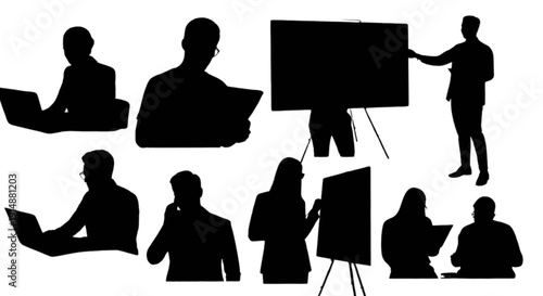 Diverse group participating in a collaborative presentation session