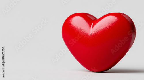 Wallpaper Mural Single red heart-shaped pill standing upright on edge, stark white background, long soft shadow, symbolic lighting

 Torontodigital.ca
