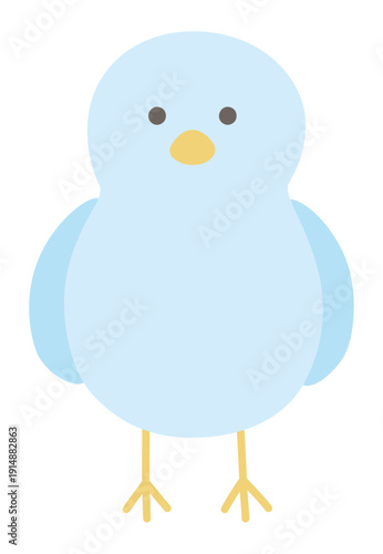 かわいい小鳥のベクターイラスト