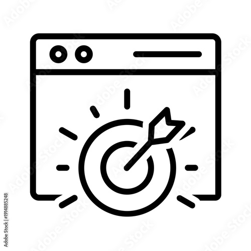 Vector multi color icon for Seo marketing strategy