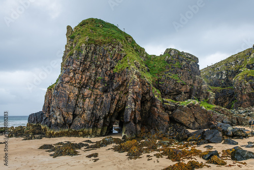 Fotografi Garry Beach (Traigh Ghearadha) at Isle of Lewis in Scotland, Outer Hebrides, UK